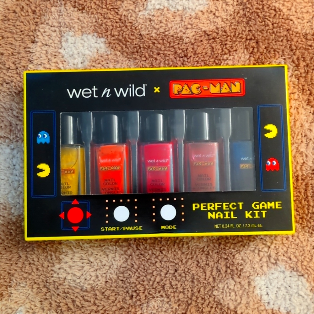 New Wet n wild Pacman nail polish set of 5